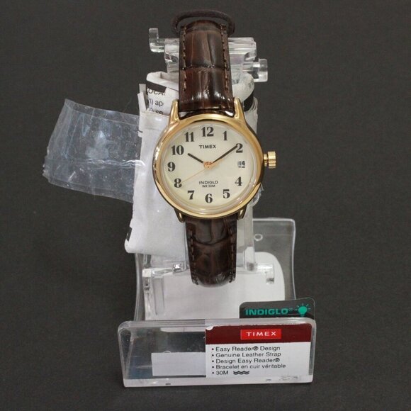 Easy Reader Retro Design Ladies Quartz Watch With Indiglo  By Timex 25mm - Picture 11 of 12